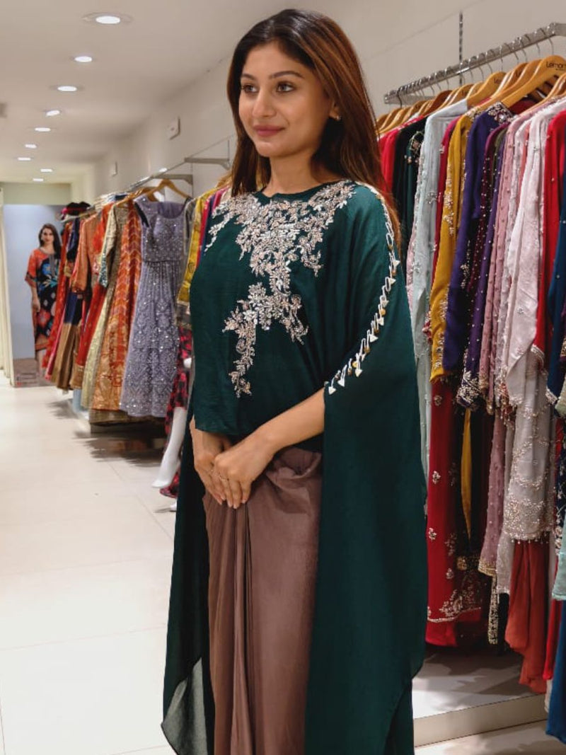Green Kaftan Set