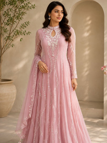 Embroidered Anarkali Gown