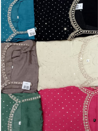 Hand work Palazo set  with Cape