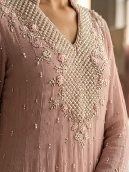 Flowing Embellished Gown